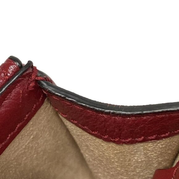 Auth GUCCI Dionysus 476432 Black White Bordeaux Tweeds Leather - Shoulder Bag - Picture 15 of 16